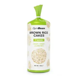 GymBeam Hnědé rýžové chlebíčky 120 g - 7 seeds obraz