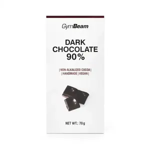 GymBeam Horká čokoláda 90% 70 g obraz
