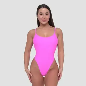 GymBeam Jednodílné plavky ARUBA Pink POUZE XS (VÝPRODEJ) obraz