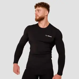 GymBeam Kompresní tričko s dlouhým rukávem High Black - XXL obraz