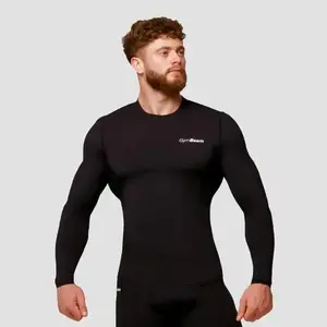 GymBeam Kompresní tričko s dlouhým rukávem Mid Black - XXL obraz