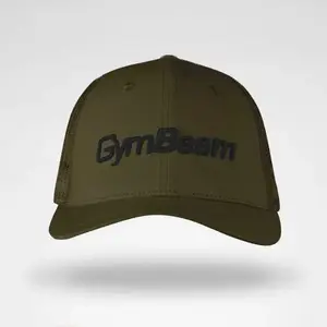 GymBeam Kšiltovka Mesh Panel Cap Military Green - UNI obraz