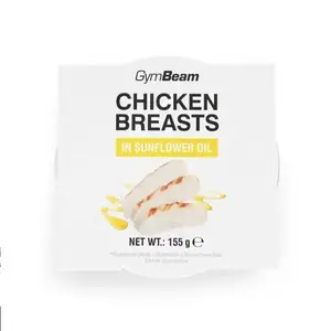 GymBeam Kuřecí prsa ve slunečnicovém oleji 155 g obraz