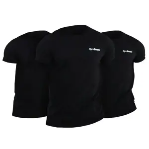 GymBeam Men‘s Basic T-Shirt 3Pack Black - S - 3pack obraz