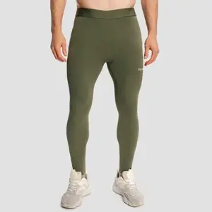 GymBeam Men‘s Combat Leggings Olive Grey - M obraz