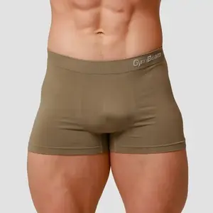 GymBeam Men’s Seamless Boxers 2Pack Army - S obraz