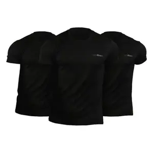 GymBeam Men‘s TRN T-Shirt 3Pack Black - S - 3pack obraz