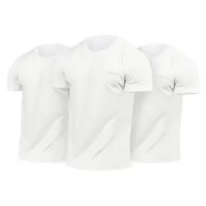 GymBeam Men‘s TRN T-Shirt 3Pack White - S - 3pack obraz
