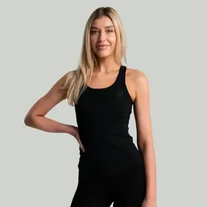 GymBeam MERINO I Black dámské tílko - XL obraz