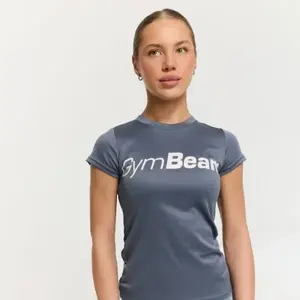 GymBeam Mesh Essence Denim Blue dámské tričko - XS obraz