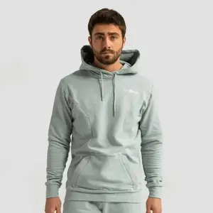 GymBeam Mikina Limitless Hoodie Eucalypt - XXL obraz