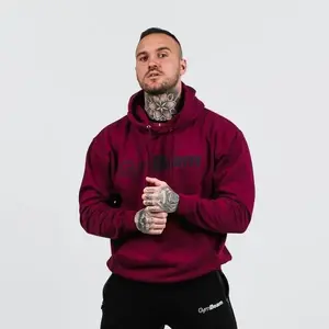 GymBeam Mikina PRO Hoodie Burgundy - M obraz