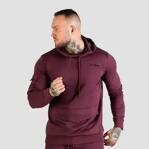 GymBeam Mikina TRN Hoodie Eggplant - XXL obraz