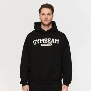 GymBeam Mikina Varsity Black - M obraz