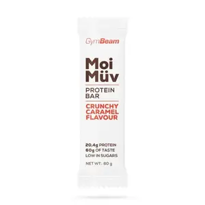 GymBeam MoiMüv Protein Bar 60 g - křupavý karamel obraz