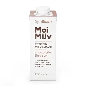 GymBeam MoiMüv Protein Milkshake 250 ml - čokoláda obraz