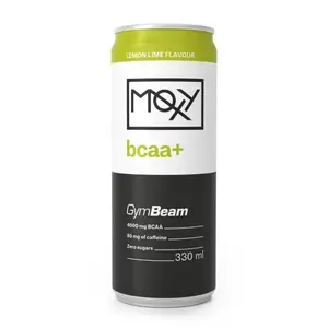 GymBeam MOXY bcaa+ energetický nápoj 330 ml - citrón limetka obraz