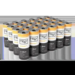 GymBeam MOXY power+ Energy Drink 330 ml 24 x 330 ml POUZE jahodová limonáda (VÝPRODEJ) obraz