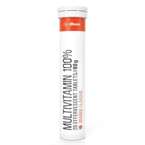 GymBeam Multivitamín 100% šumivý 20 tab. - pomeranč obraz