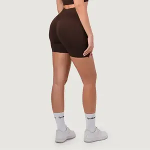 GymBeam NEO Mocha dámské bezešvé šortky - XS obraz