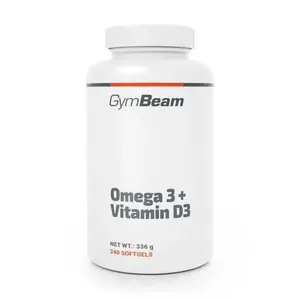 GymBeam Omega 3 + Vitamin D3 240 kaps. (VÝPRODEJ) obraz