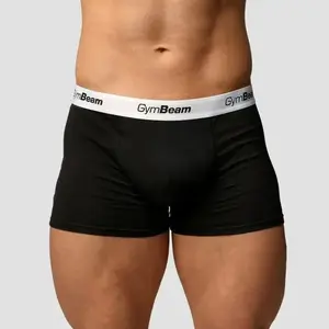 GymBeam Pánské boxerky Essentials 3Pack Black POUZE XXL (VÝPRODEJ) obraz
