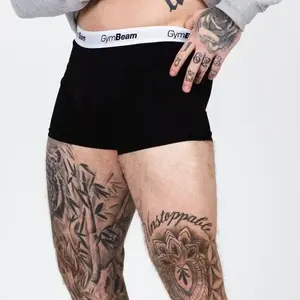 GymBeam Pánské boxerky Essentials 3Pack Black POUZE XXXL (VÝPRODEJ) obraz