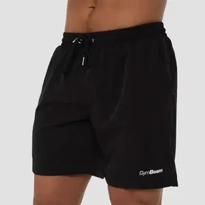 GymBeam Pánské plavecké šortky Black obraz