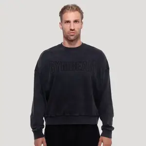 GymBeam Persistence Washed Black pánská mikina - S obraz