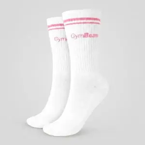 GymBeam Ponožky Crew Pink - L obraz