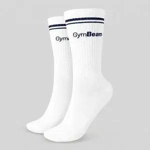 GymBeam Ponožky Crew White - S obraz