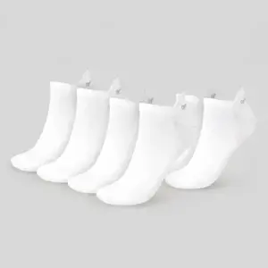 GymBeam Ponožky Tab 3Pack White - S obraz