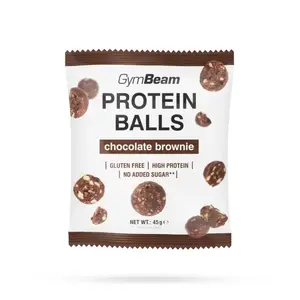 GymBeam Protein Balls 45 g - čokoládové brownie obraz