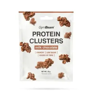 GymBeam Protein Clusters 33 g - mléčná čokoláda obraz