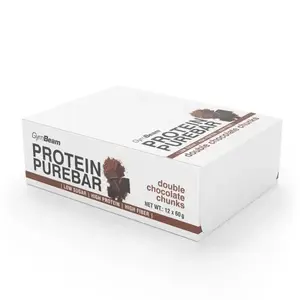 GymBeam Proteinová tyčinka PureBar 12 x 70 g - dvojnásobné kousky čokolády obraz
