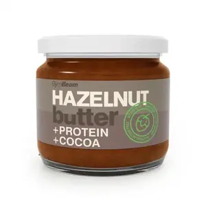 GymBeam Proteinové lískooříškové máslo 340 g obraz