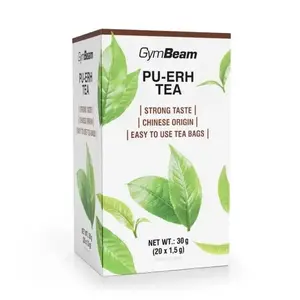 GymBeam Pu-erh čaj 20 x 1, 5 g obraz