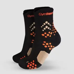 GymBeam Pulse Black pánské běžecké ponožky - S obraz
