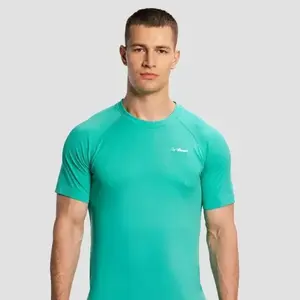GymBeam Pulse X Green pánské běžecké triko - S obraz