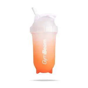 GymBeam Šejkr Tritan Gradient Orange 500 ml (VÝPRODEJ) obraz