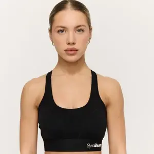 GymBeam Sportovní podprsenka Combat Black - XS obraz