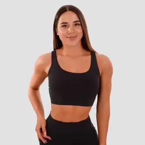 GymBeam Sportovní podprsenka Cut-Out black - S obraz