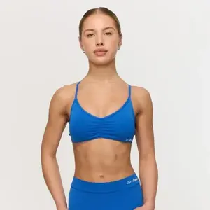 GymBeam Sportovní podprsenka Fierce Blue - L obraz
