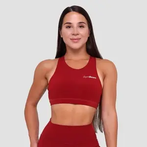GymBeam Sportovní podprsenka Ignite Dark Red - S obraz
