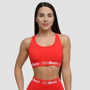GymBeam Sportovní podprsenka Simple Rouge Red POUZE L (VÝPRODEJ) obraz
