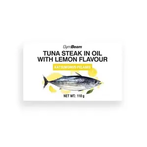 GymBeam Steak z tuňáka v oleji s citrónovou příchutí 110 g obraz