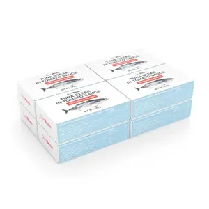 GymBeam Steak z tuňáka v rajčatové omáčce 8 x 120 g obraz