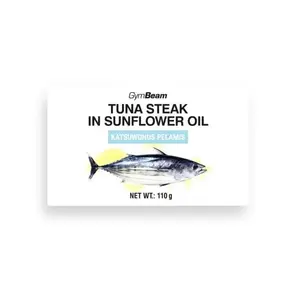 GymBeam Steak z tuňáka ve slunečnicovém oleji 110 g obraz