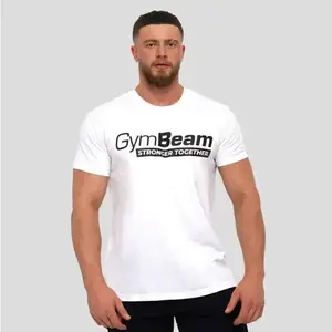 GymBeam Stronger Together White pánské tričko - M obraz