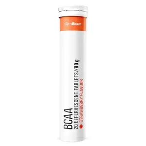 GymBeam Šumivé BCAA 20 tab. - jahoda obraz